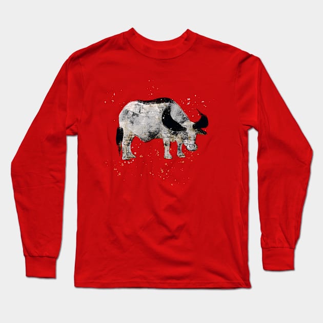 Year of the Ox Long Sleeve T-Shirt by MarynArts